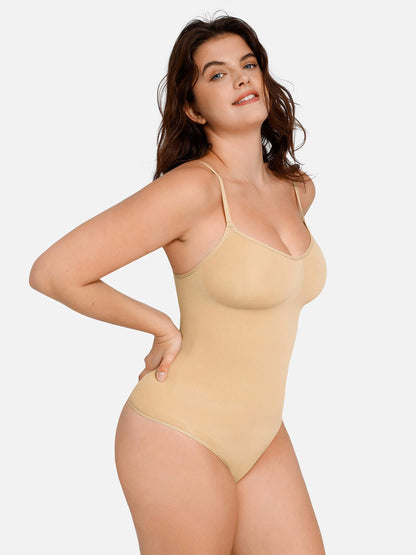 Feelingirl Everyday Wear Seamless Thong Bodysuit