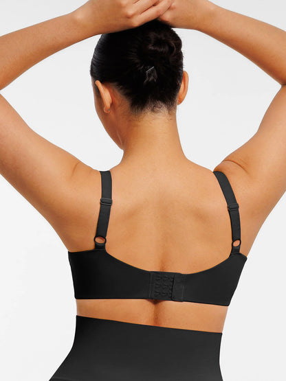 Feelingirl Adjustable Deep V-Neck Underwire Bra