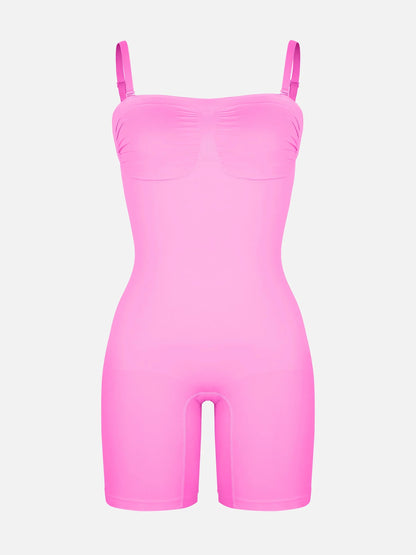 Feelingirl Seamless Strapless Bodysuit with Removable Straps
