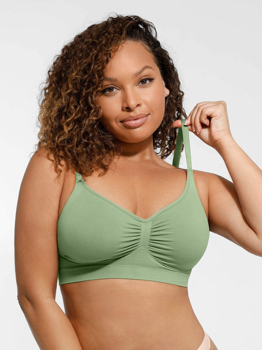 Feelingirl Ultra-Soft Wireless Bra Seamless All-Day Wear