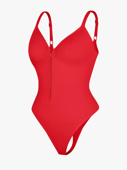 Feelingirl Tummy Control Seamless Zipper Shaping Bodysuit [BOGO]