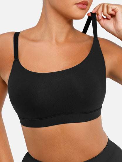 Feelingirl Everyday Wireless Invisible Square Neck Bra Bundle