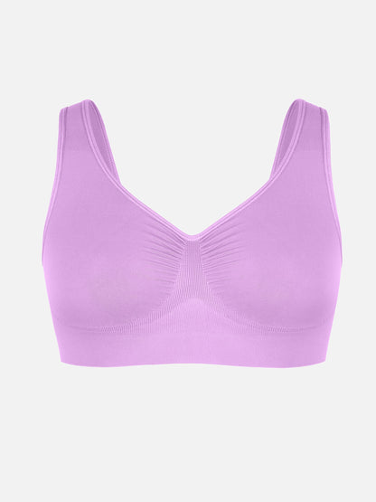 Feelingirl No Underwire Wide Straps Everyday Bra Bundle