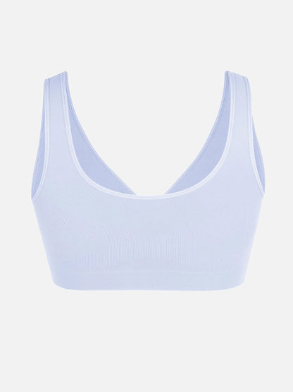 Feelingirl No Underwire Wide Straps Everyday Bra Bundle