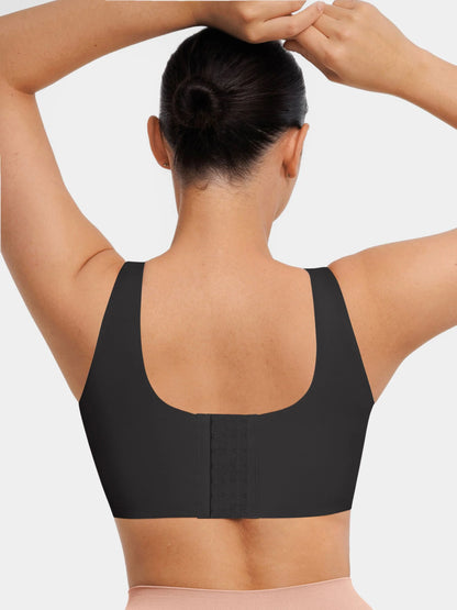 Feelingirl Seamless V Neck Comfort Fit Everyday Bra