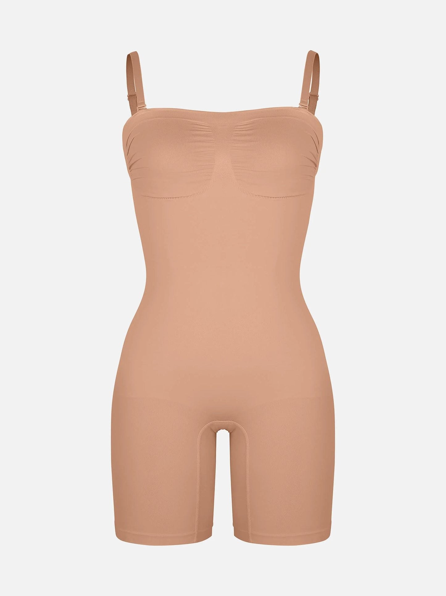Feelingirl Seamless Strapless Bodysuit with Removable Straps