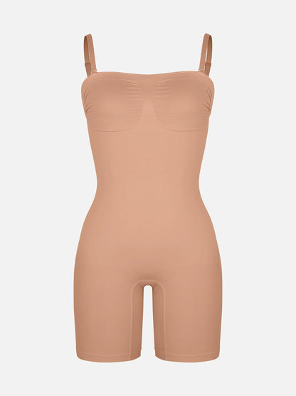Feelingirl Seamless Strapless Bodysuit with Removable Straps