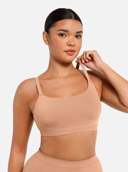 Feelingirl Everyday Wireless Invisible Square Neck Bra Bundle