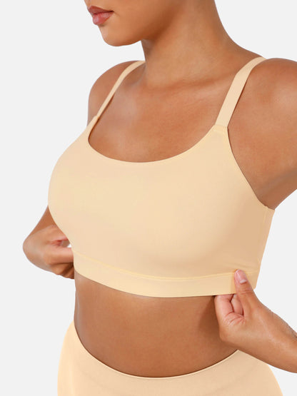 Feelingirl Everyday Wireless Invisible Square Neck Bra Bundle