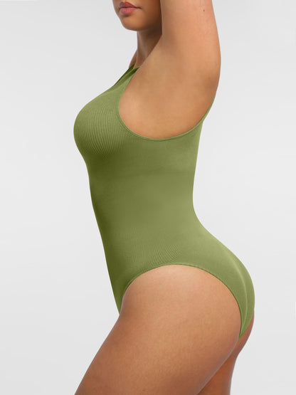 Feelingirl Seamless Tummy Control Invisible Zipper Shaping Bodysuit