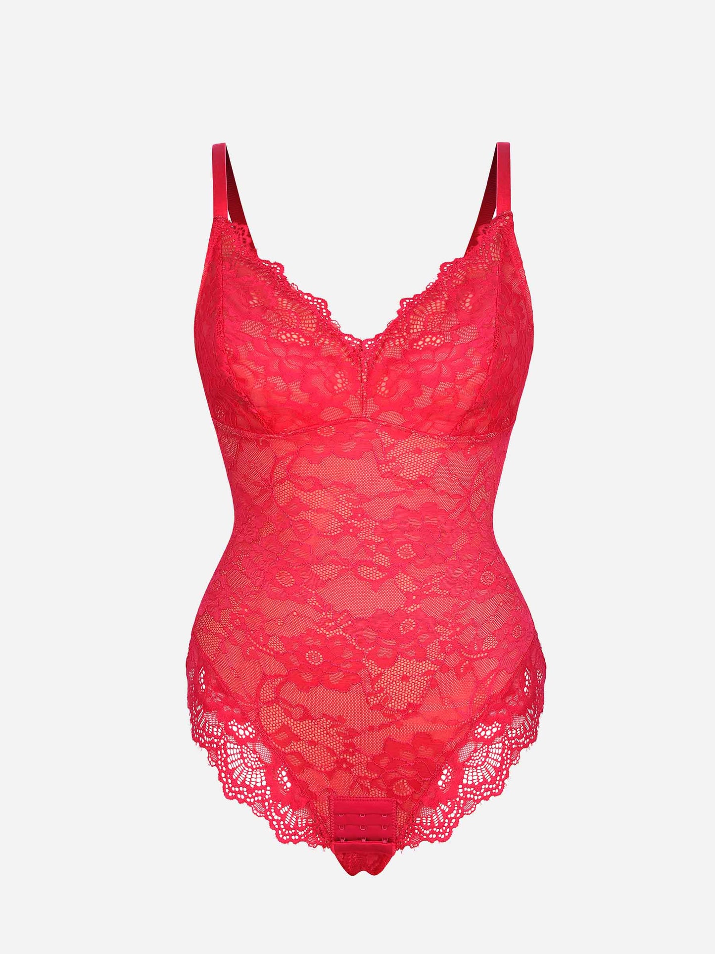 Feelingirl Lace V Neck Full Bodysuit Underwear [BOGO]