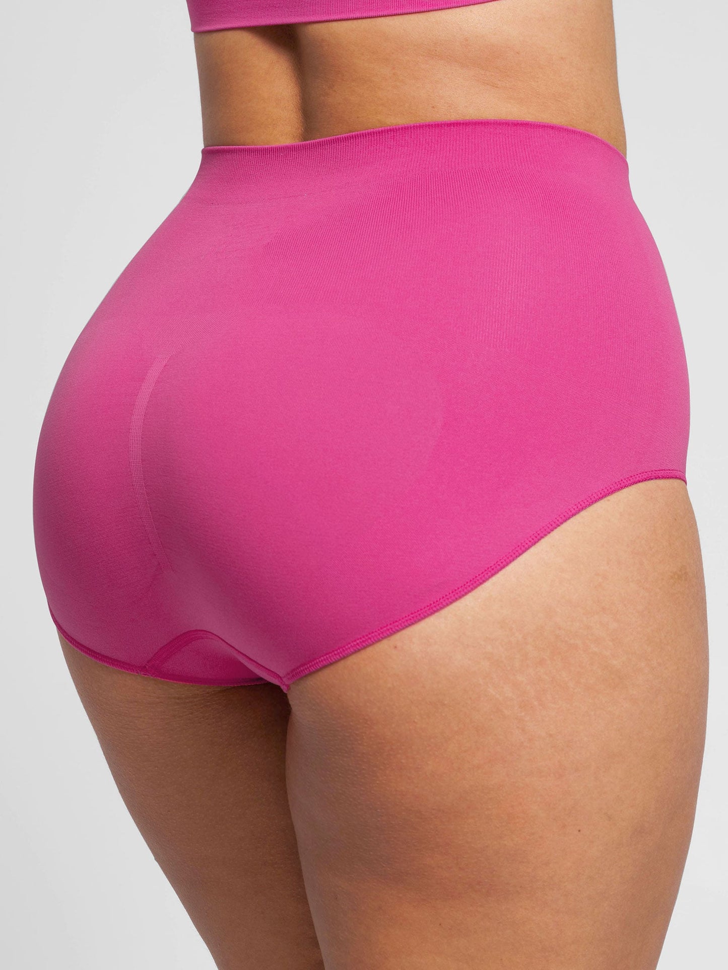 Feelingirl Seamless Tummy Control Antibacterial Peach Hip Brief Bundle