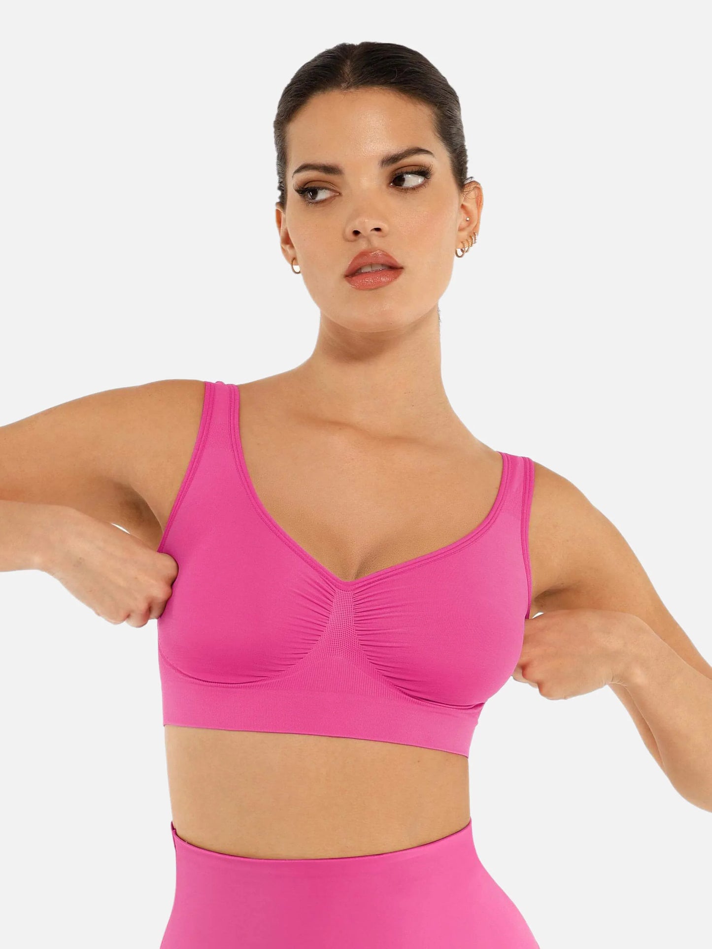Feelingirl No Underwire Wide Straps Everyday Bra Bundle