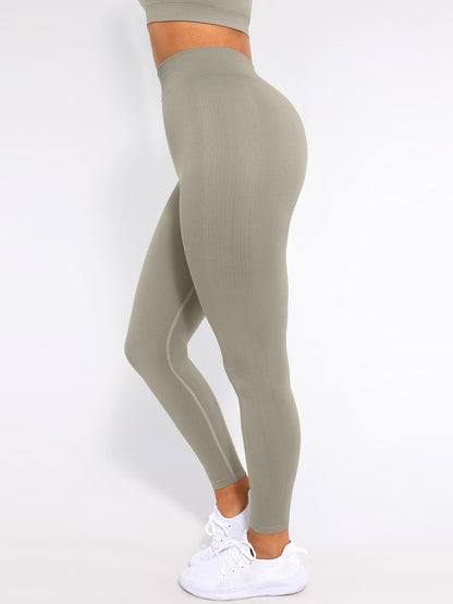Feelingirl Seamless High Waisted Yoga Leggings for Tummy Control and Leg Sculpting