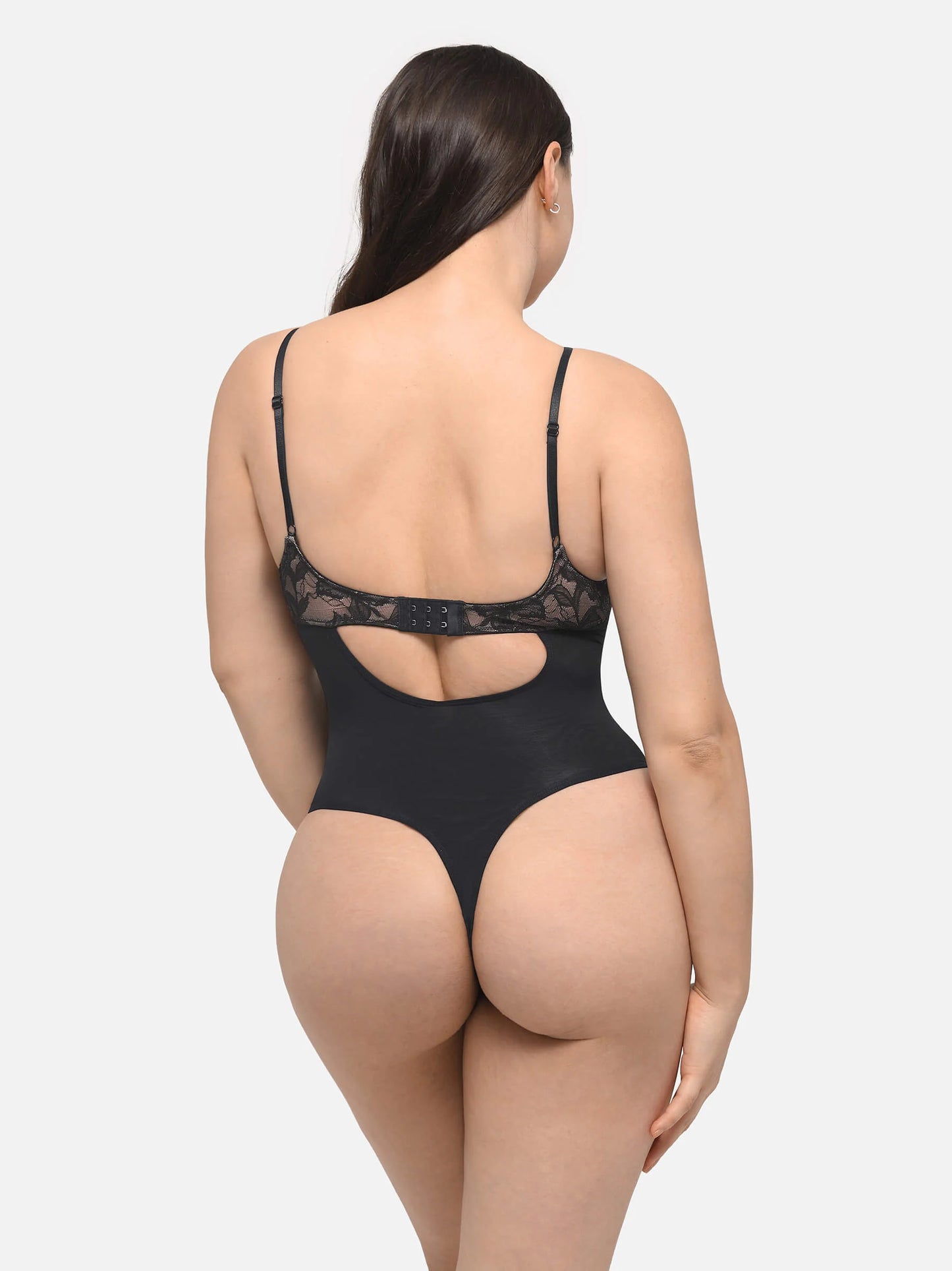 Feelingirl Lace Shapewear Thong Shaping Bodysuit