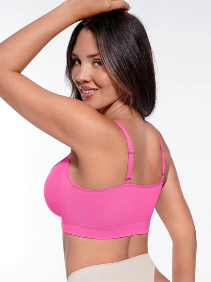 Feelingirl No Underwire Seamless Lace Everyday Bra