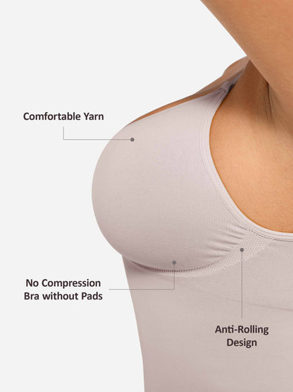 Feelingirl Bust Support Waist and Abdomen Control Shape Tank Top Vest