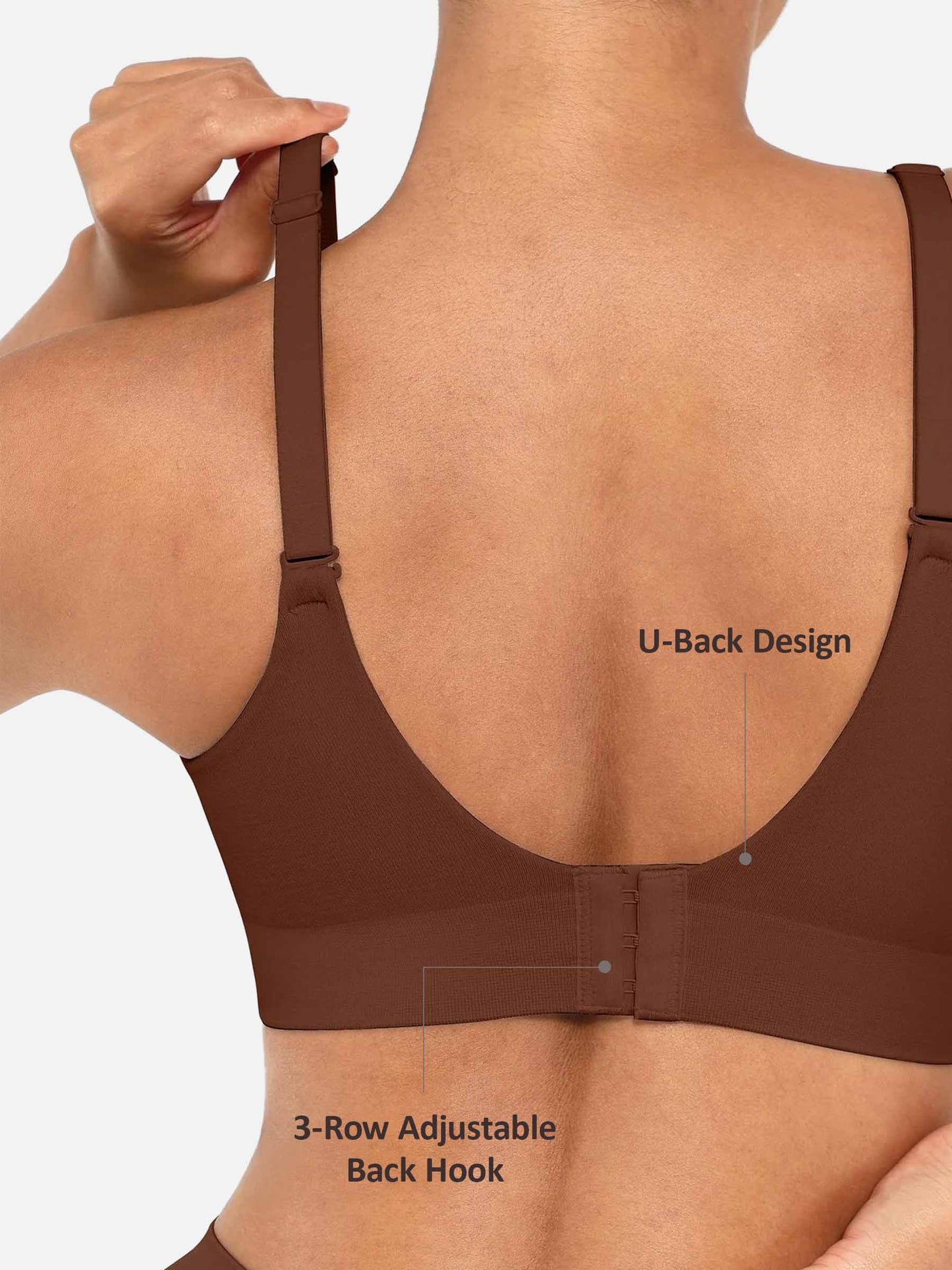 Feelingirl Wireless Push-Up Comfort Full Coverage Bra [BOGO]