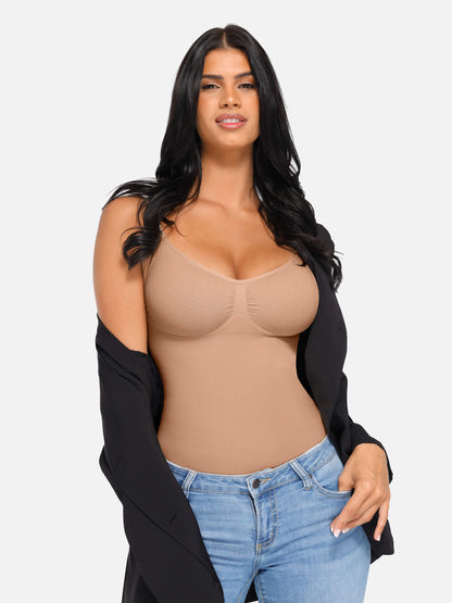 Feelingirl Bust Support Waist and Abdomen Control Shape Tank Top Vest [BOGO]