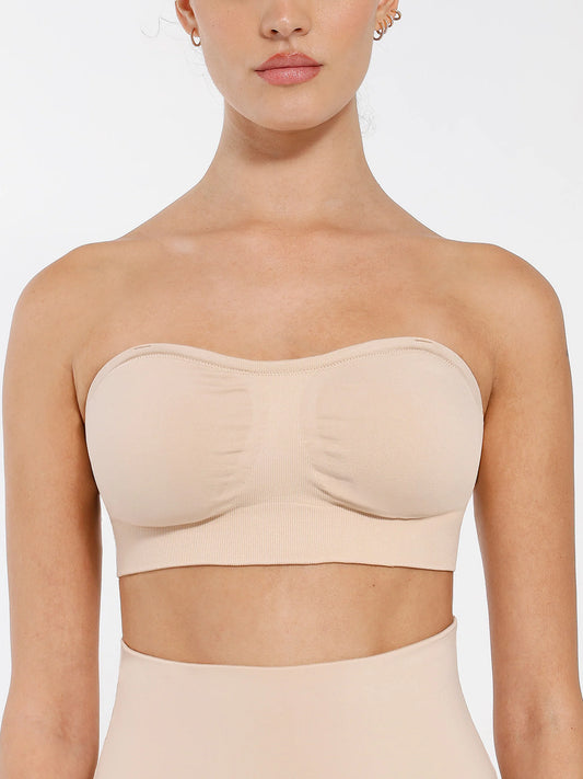 Feelingirl Seamless Anti-Slip Bandeau Bra