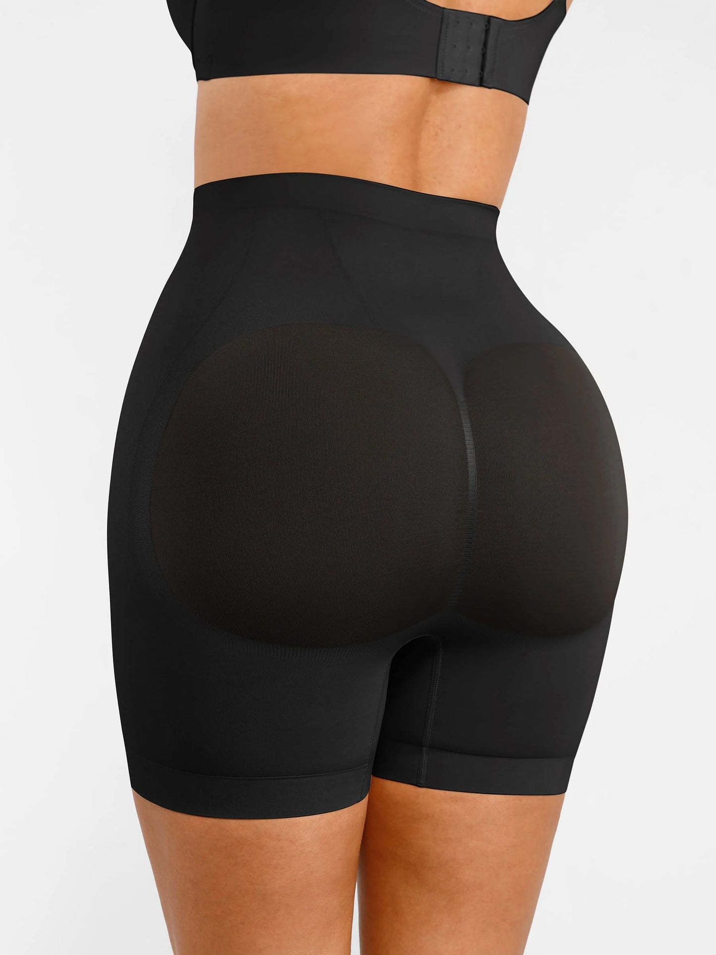 Feelingirl Seamless Comfort Mid Waist Tummy Control Panties Shaping Shorts