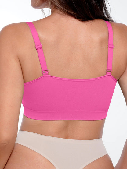 Feelingirl No Underwire Seamless Lace Everyday Bra