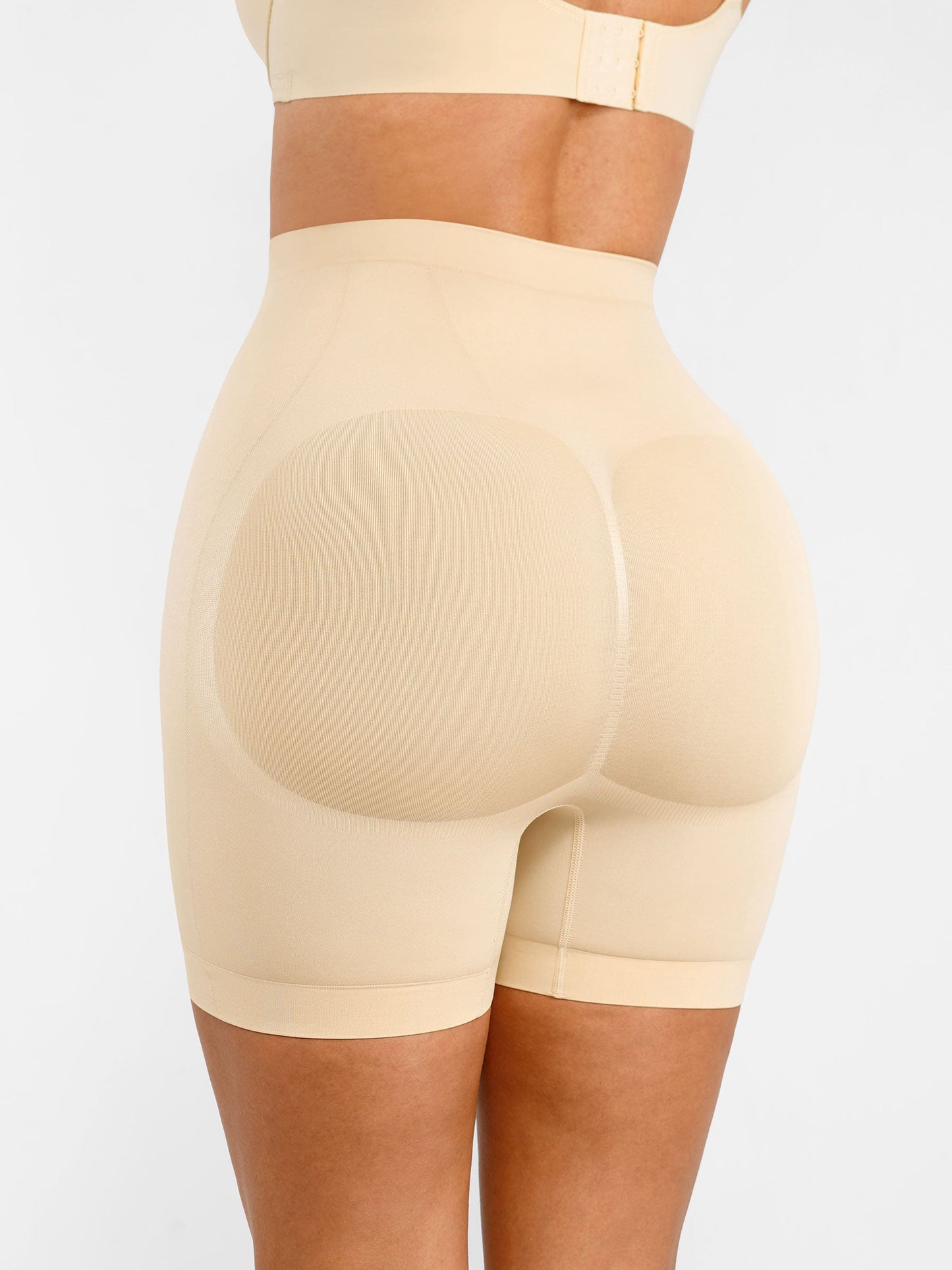 Feelingirl Seamless Comfort Mid Waist Tummy Control Panties Shaping Shorts