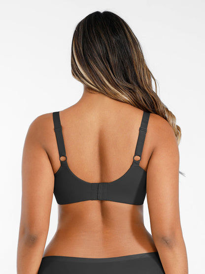 Feelingirl Underwire Adjustable Deep V-neck Bra