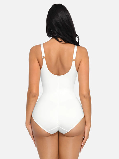 Feelingirl V Neck Tummy Control Bodysuit