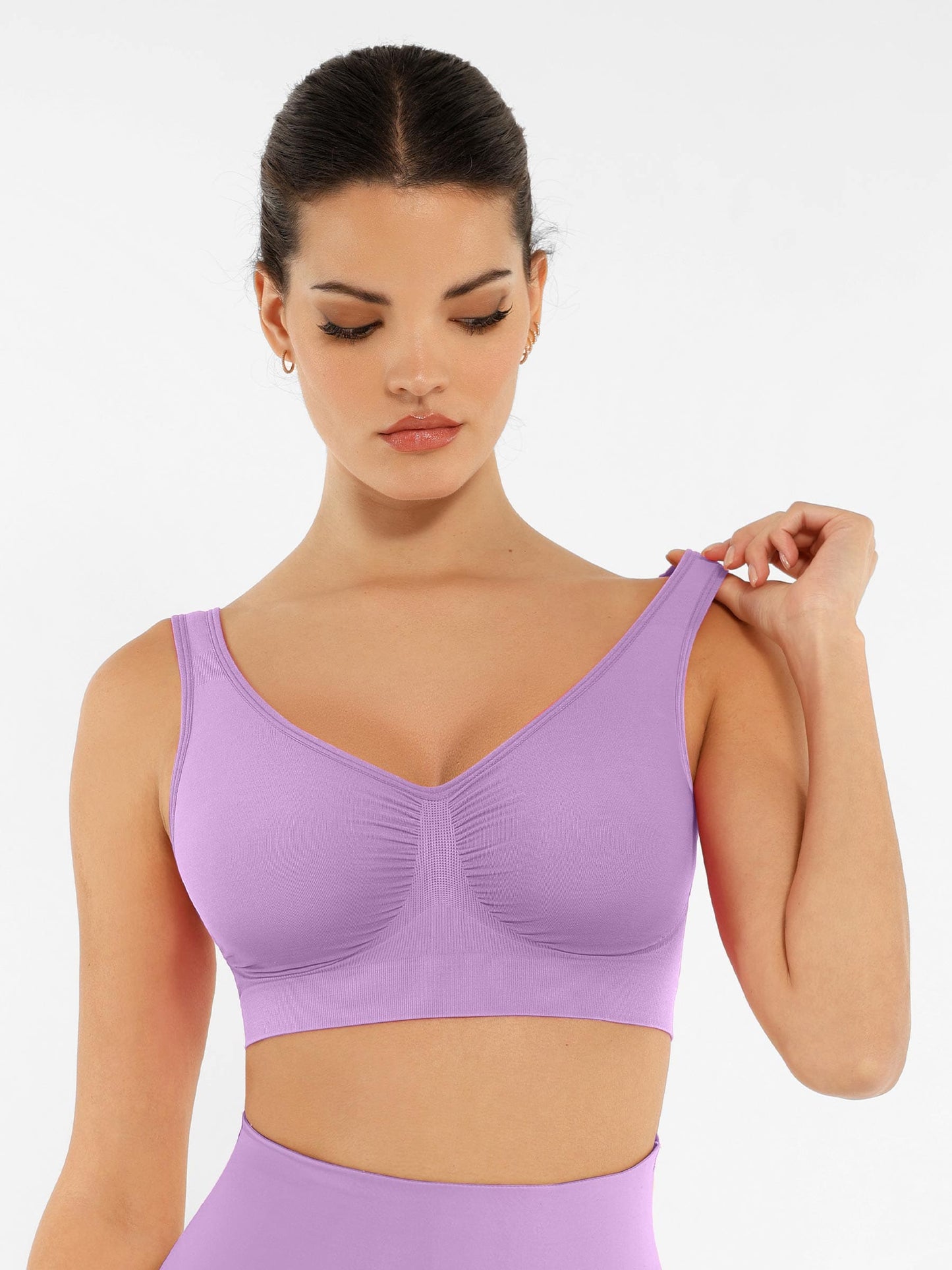Feelingirl No Underwire Wide Straps Everyday Bra Bundle