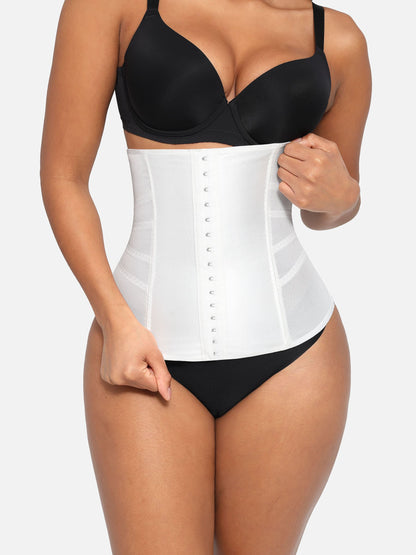 Feelingirl Waist Trainer Corset Body Shaper with Steel Bones [BOGO]