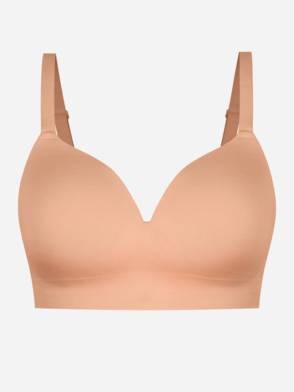 Feelingirl Wireless Push-Up Seamless Comfort Full Coverage Bra