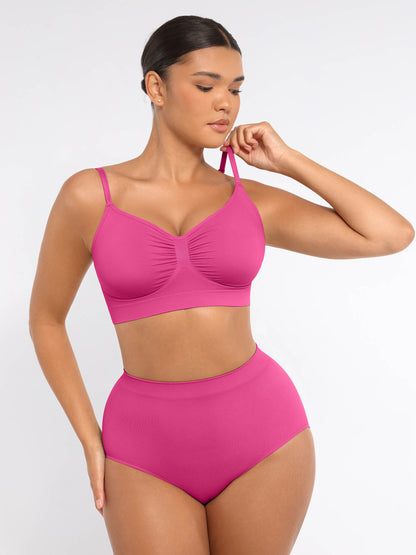 Feelingirl 3-Pack Seamless Smooth Wireless Bra Bundle