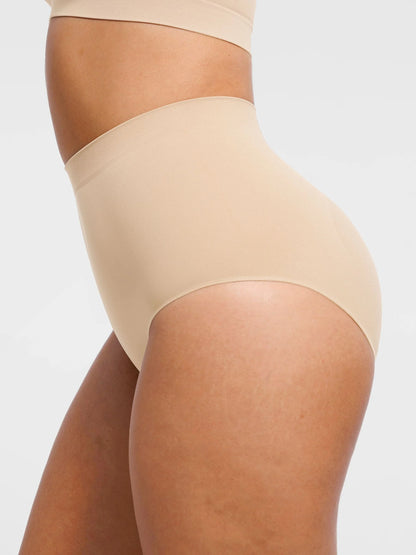 Feelingirl Seamless Tummy Control Antibacterial Peach Hip Brief Bundle