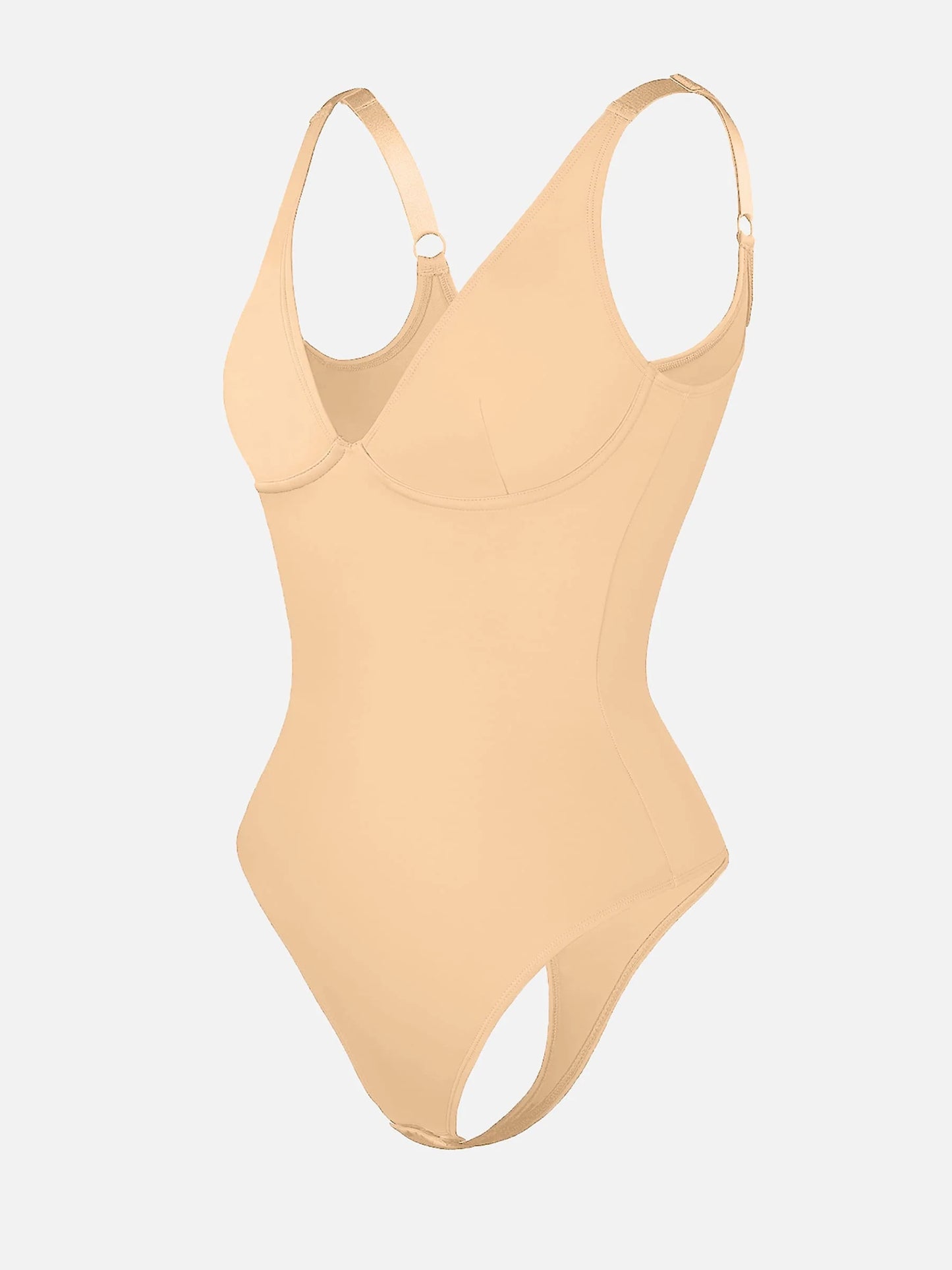 Feelingirl Deep V Neck Tummy Control Shapewear Bodysuit