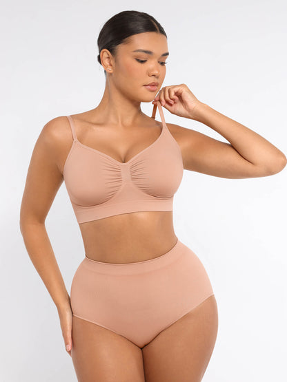 Feelingirl 3-Pack Seamless Smooth Wireless Bra Bundle