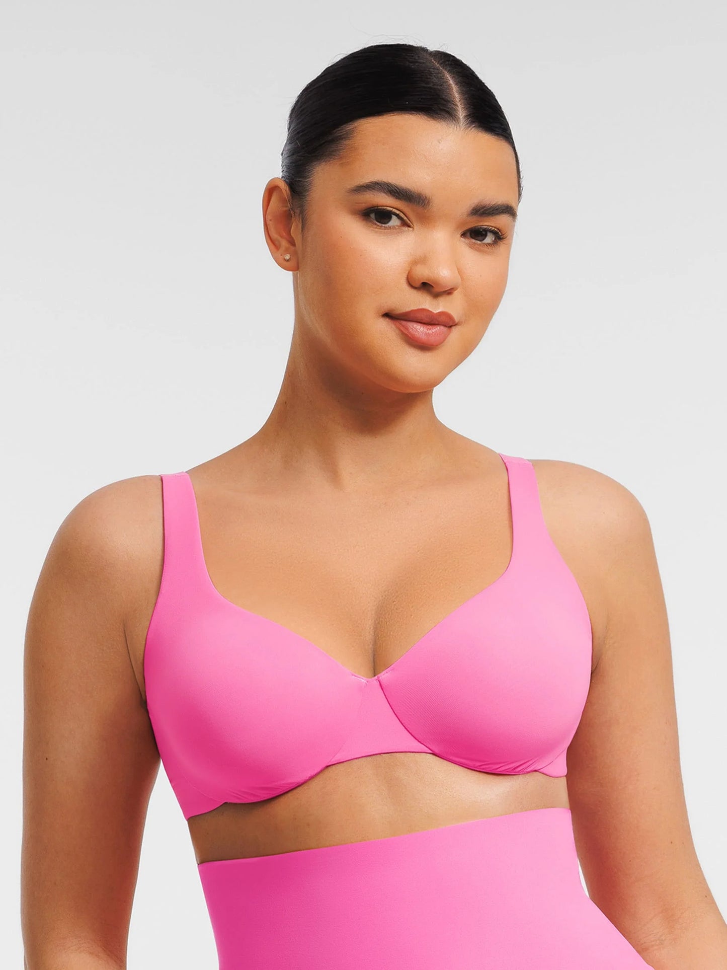 Feelingirl Adjustable Deep V-Neck Underwire Bra