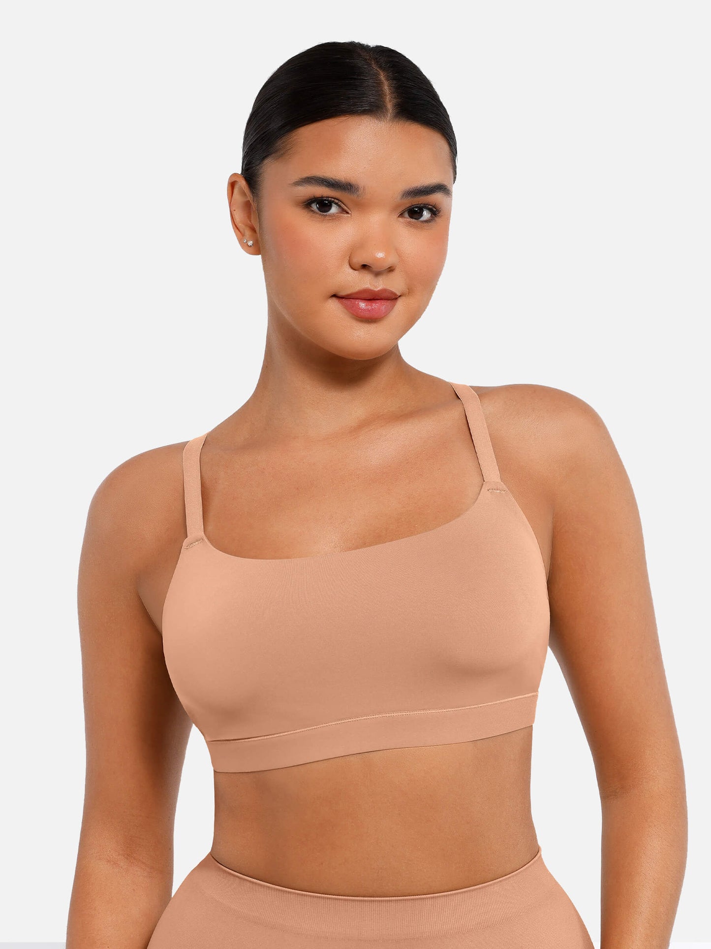 Feelingirl Everyday Wireless Invisible Square Neck Bra Bundle
