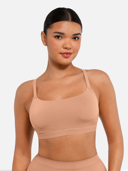 Feelingirl Everyday Wireless Invisible Square Neck Bra Bundle
