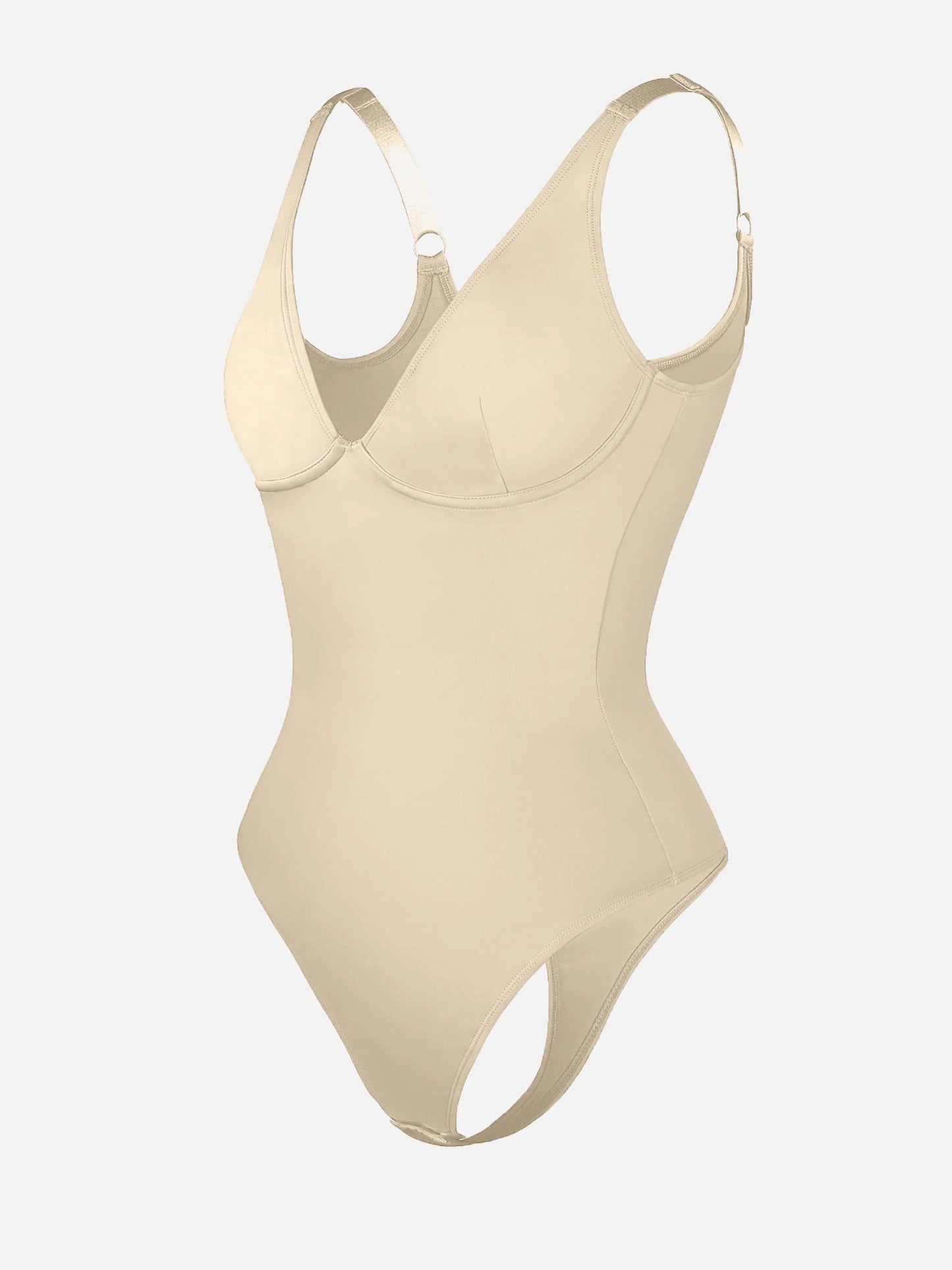 Feelingirl Deep V Neck Tummy Control Shapewear Bodysuit