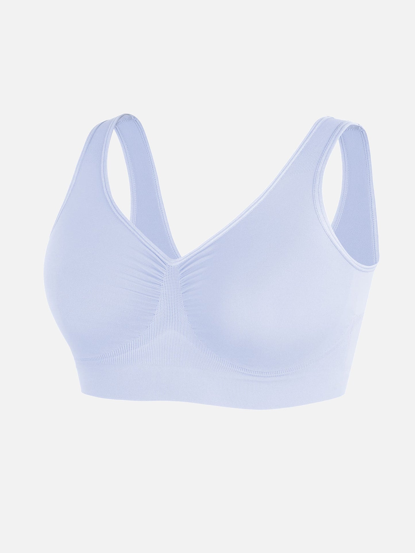 Feelingirl No Underwire Wide Straps Everyday Bra Bundle