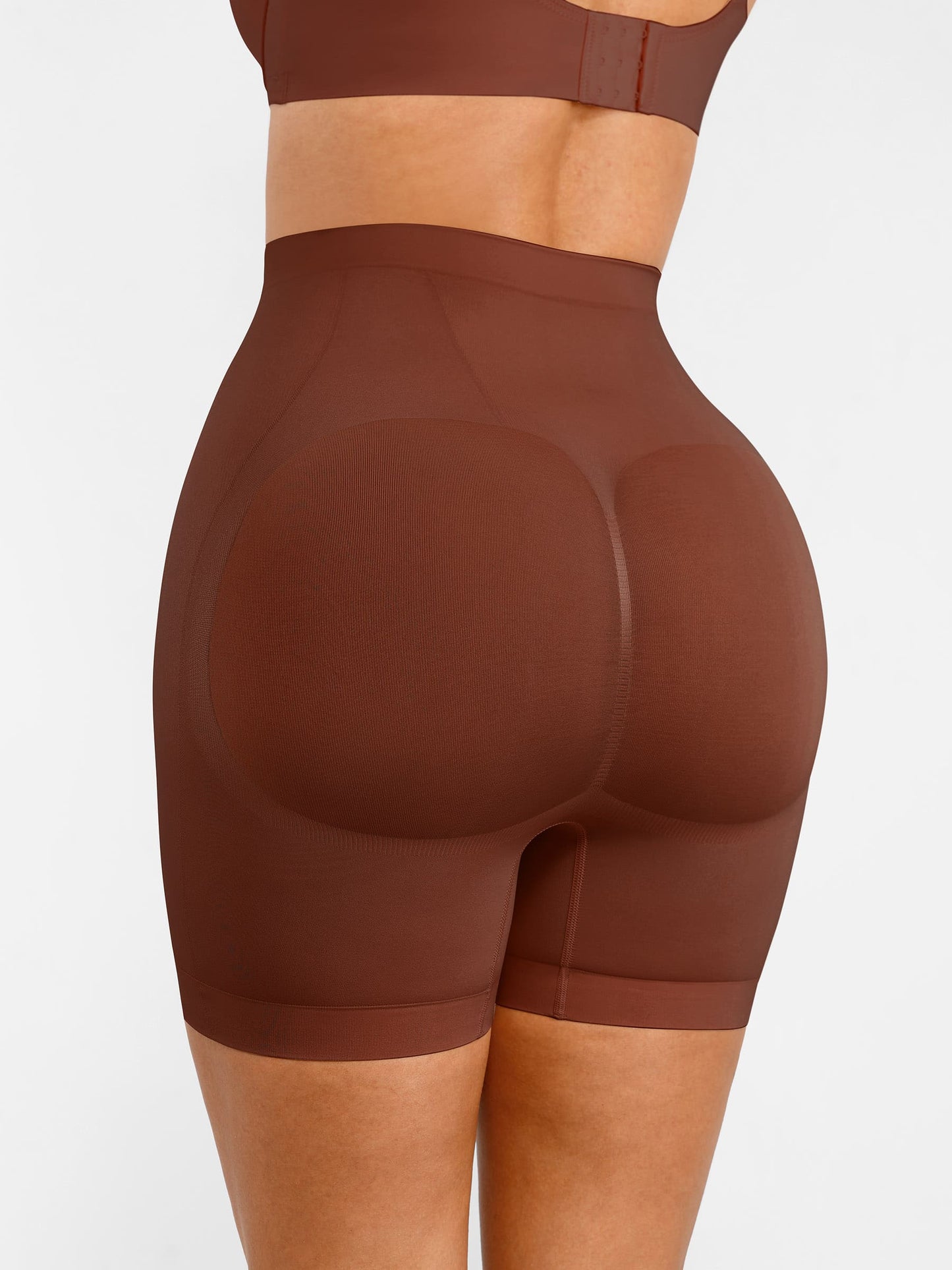 Feelingirl Seamless Comfort Mid Waist Tummy Control Panties Shaping Shorts