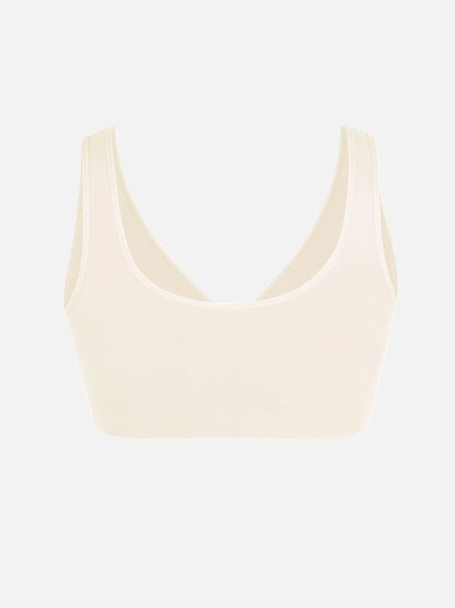 Feelingirl Wire-Free Wide Straps Comfort Bra